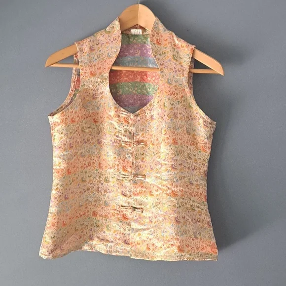 Vintage Silk Blend Top - Picture 1 of 3